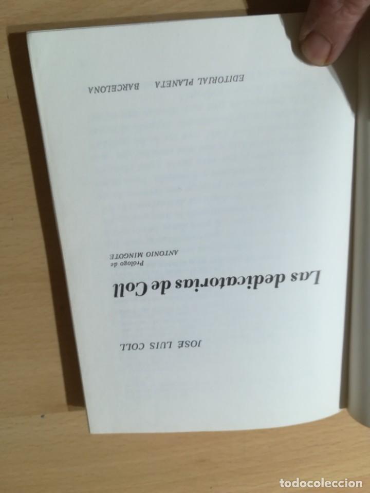 Libros de segunda mano: LAS DEDICATORIAS DE COLL - COLECCI&Oacute;N FABULA - PLANETA T+106 - Foto 5