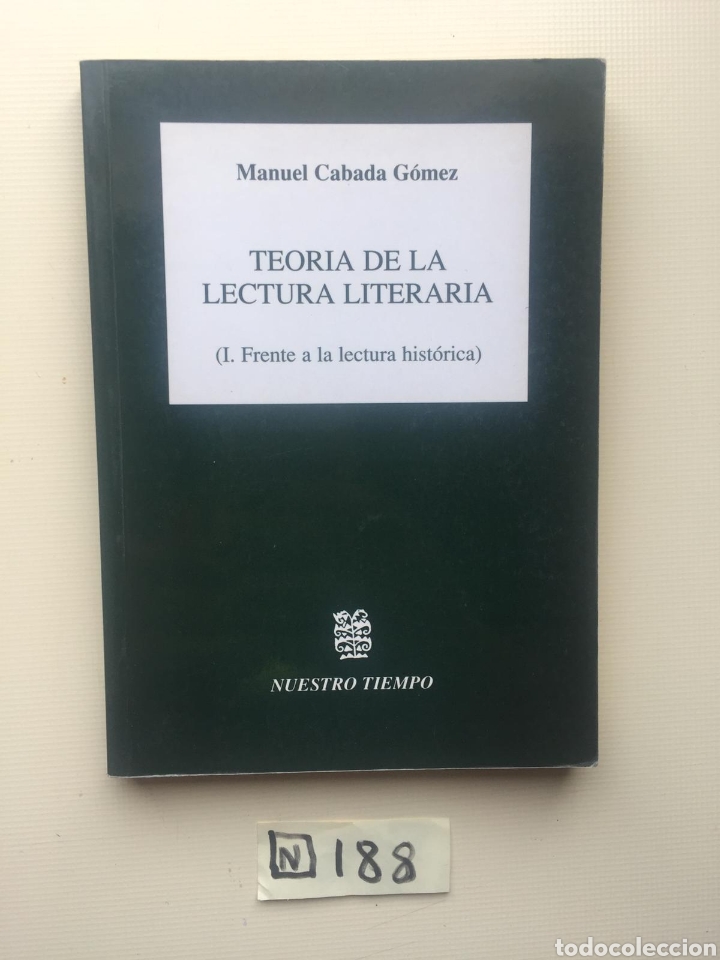 Libros de segunda mano: Teor&iacute;a De La Lectura Literaria - Foto 1