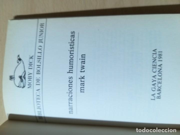 Libros de segunda mano: NARRACIONES HUMORISTICAS - MARK TWAIN - MOBY DICK U+106 - Foto 4
