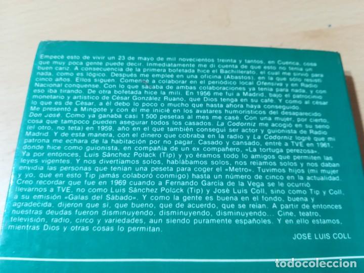 Libros de segunda mano: COSAS MIAS - JOSE LUIS COLL - FABULA PLANETA U+306 - Foto 3