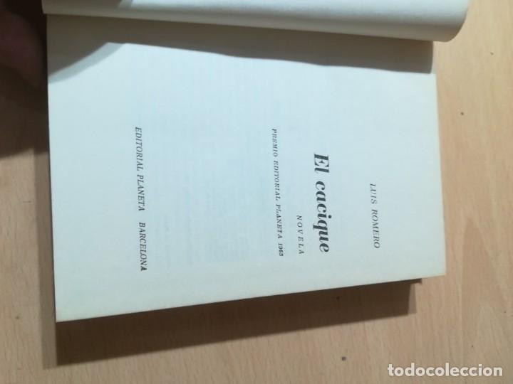 Libros de segunda mano: EL CACIQUE - LUIS ROMERO - PLANETA W+106 - Foto 6