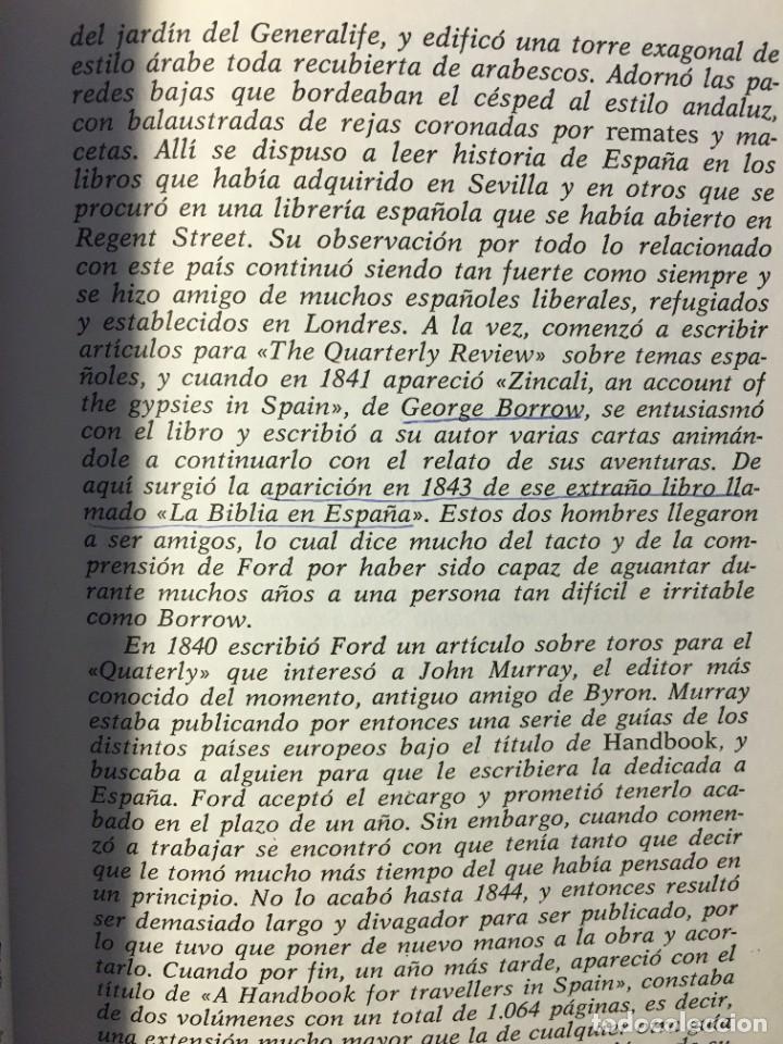 Libros de segunda mano: Las cosas de Espa&ntilde;a. Richard Ford - Foto 2
