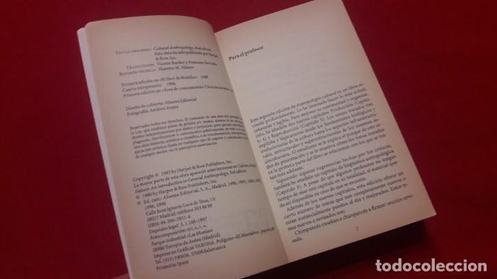 Libros de segunda mano: ANTROPOLOGIA CULTURAL. MARVIN HARRIS. - Foto 2