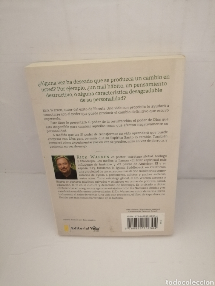 Libros de segunda mano: El Poder de Transformar su Vida: Vivamos con Prop&oacute;sito - Foto 2
