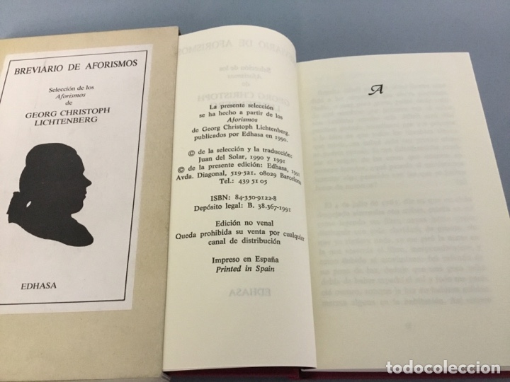 Libros de segunda mano: Breviario de aforismos - Foto 3