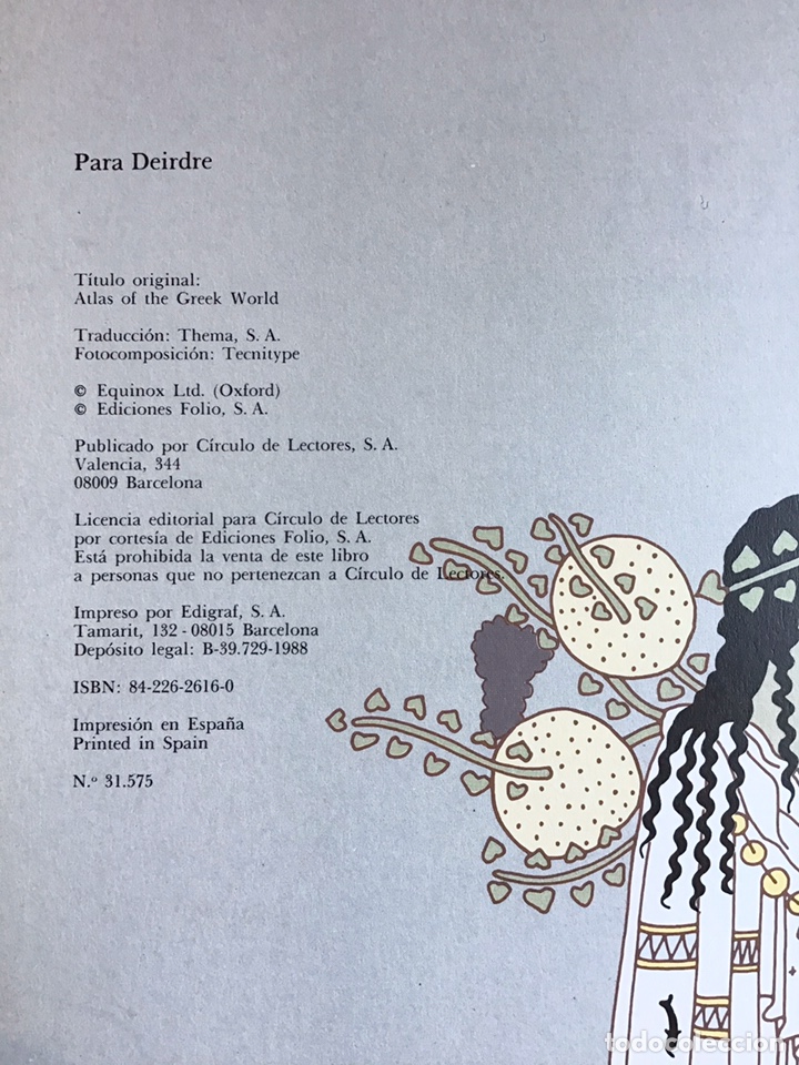 Libros de segunda mano: GRECIA / CUNA DE OCCIDENTE / PETER LEVI / C&Iacute;RCULO DE LECTORES - Foto 3