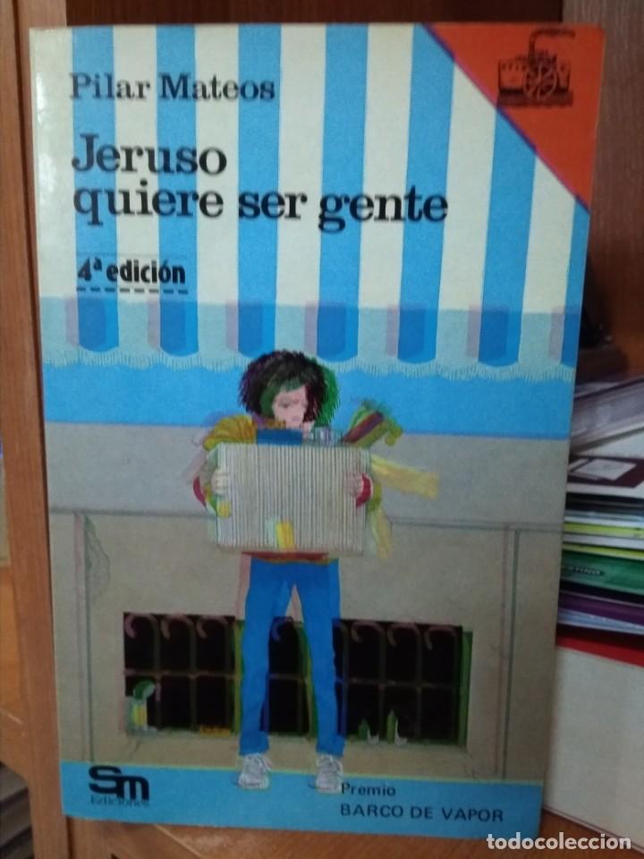 Libros de segunda mano: Jeruso quiere ser gente, Pilar Mateos, ediciones SM - Foto 1