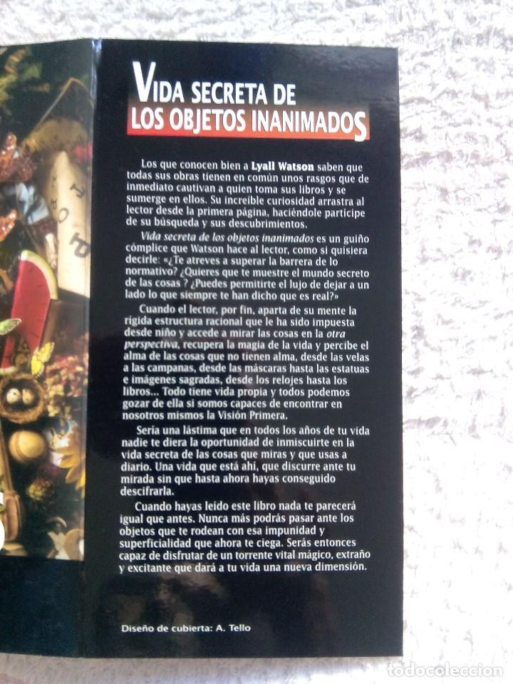 Libros de segunda mano: VIDA SECRETA DE LOS OBJETOS INANIMADOS / LYALL WATSON - Foto 4