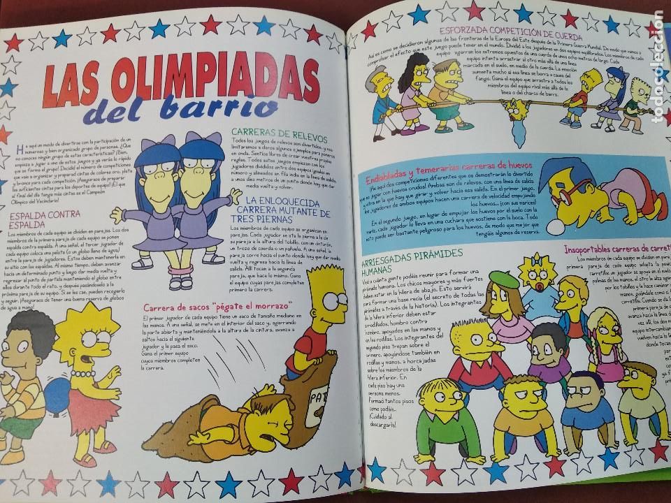 Libros de segunda mano: Los Simpson - libro de juegos para dias de sol - circulo de lectores - JO1 - Foto 5