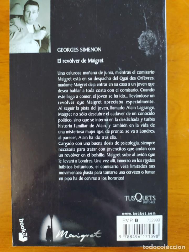Libros de segunda mano: El rev&oacute;lver de Maigret. Simenon. - Foto 2