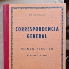 Libros de segunda mano: CORRESPONDENCIA GENERAL. SISTEMA COTS. AÑO 1953