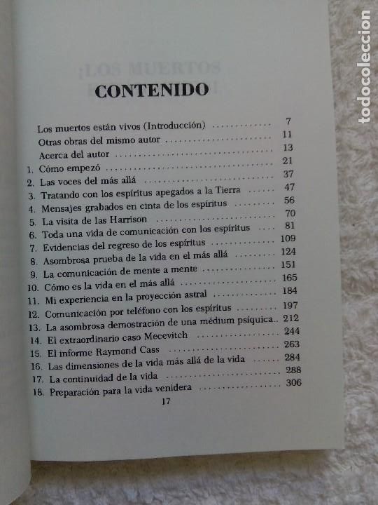 Libros de segunda mano: LOS MUERTOS EST&Aacute;N VIVOS / HAROLD SHERMAN - Foto 4