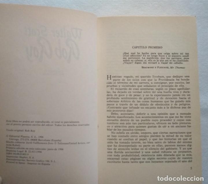 Libros de segunda mano: ROB ROY - Foto 2