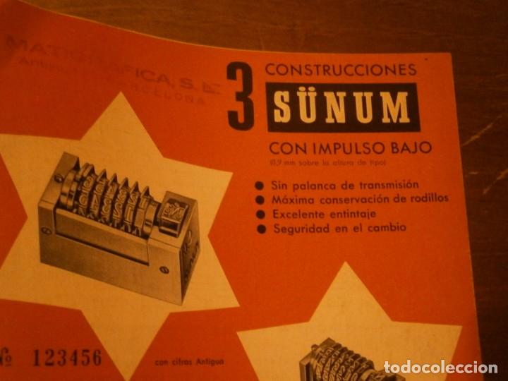 Libros de segunda mano: LIBRO SUNUM, NUMERADORES, MATIGRAFICA S:E (BARCELONA) - Foto 8