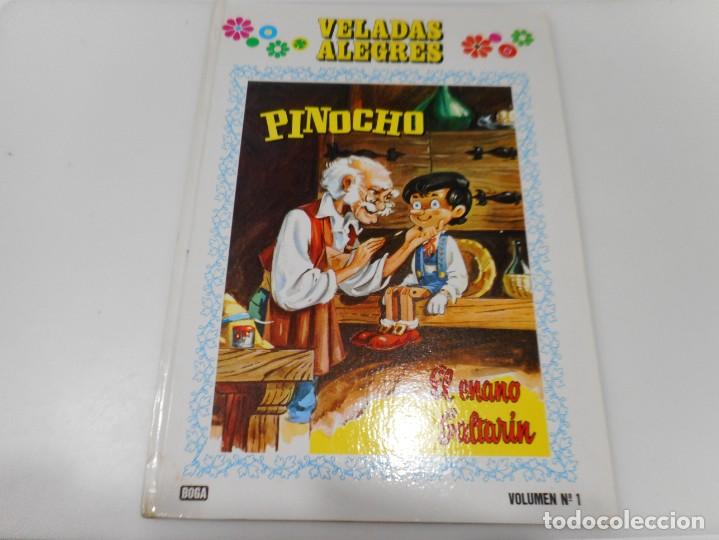 Libros de segunda mano: Veladas Alegres Pinocho y El enano saltar&iacute;n Q3353T - Foto 1
