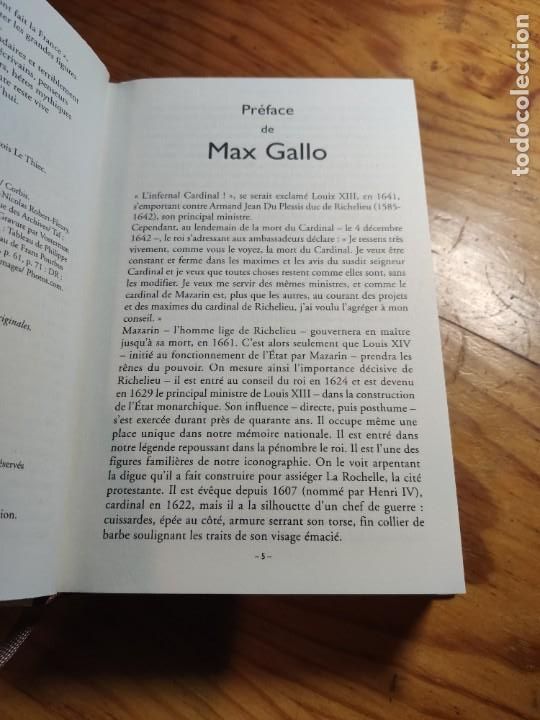 Libros de segunda mano: Richelieu : la raison de l&Eacute;tat #11. Max Gallo. - Foto 3
