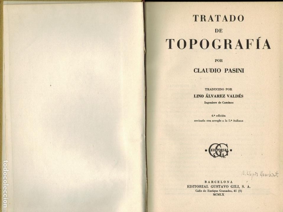 Libros de segunda mano: TRATADO DE TOPOGRAF&Iacute;A - Foto 1