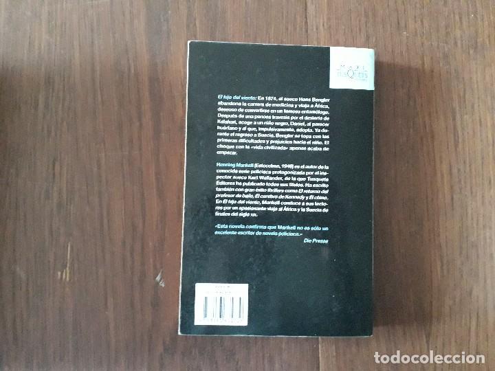 Libros de segunda mano: libro usado, El hijo del viento, Henning Mankell, Maxi tusquets - Foto 2