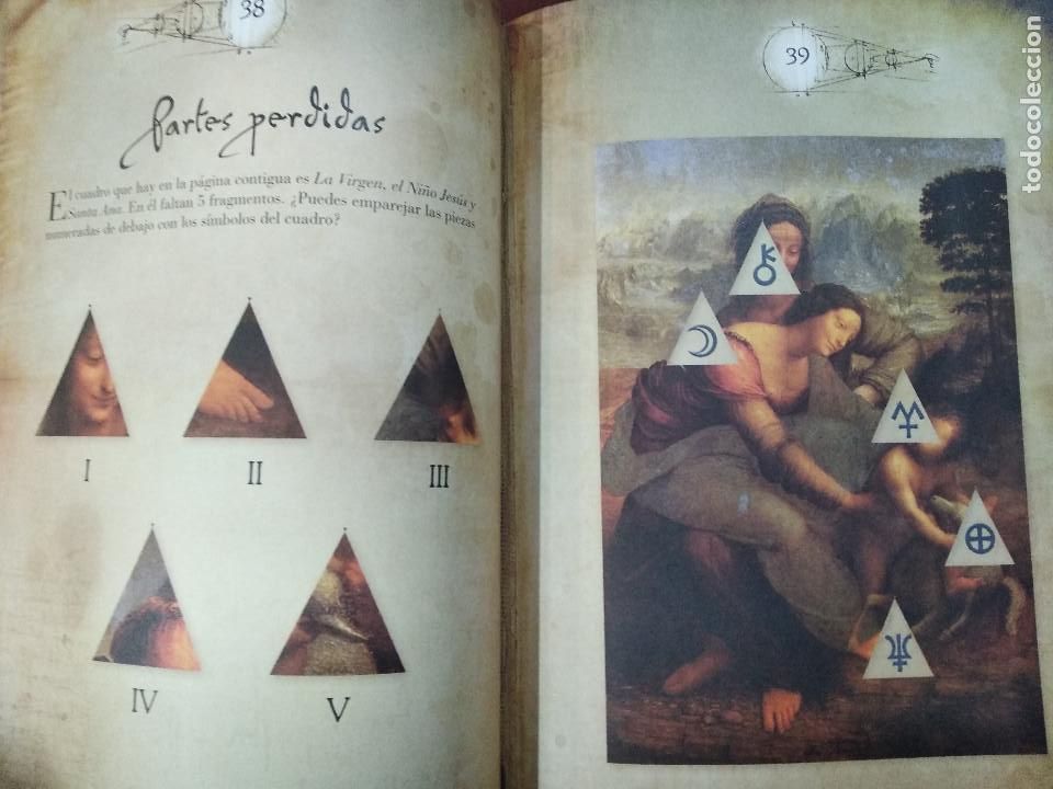 Libros de segunda mano: el libro de los enigmas de leonardo da vinci - grijalbo - EA1 - Foto 3