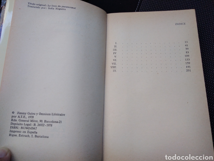 Libros de segunda mano: El libro de los paranormales Jimmy guieu editorial ATE - Foto 3