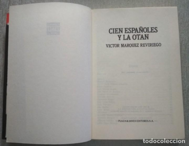 Libros de segunda mano: CIEN ESPA&Ntilde;OLES Y LA OTAN - Foto 2
