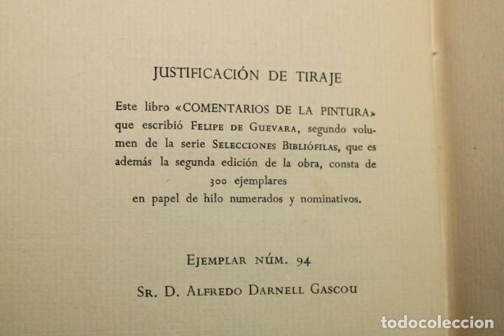 Libros de segunda mano: 1948 / COMENTARIOS DE LA PINTURA / FELIPE DE GUEVARA - Foto 8 - 222741138