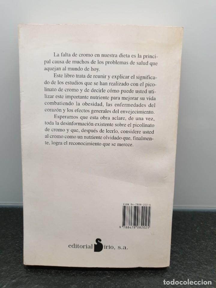 Libros de segunda mano: Picolinato de Cromo. Dr. Gary Evans. Sirio - Foto 2
