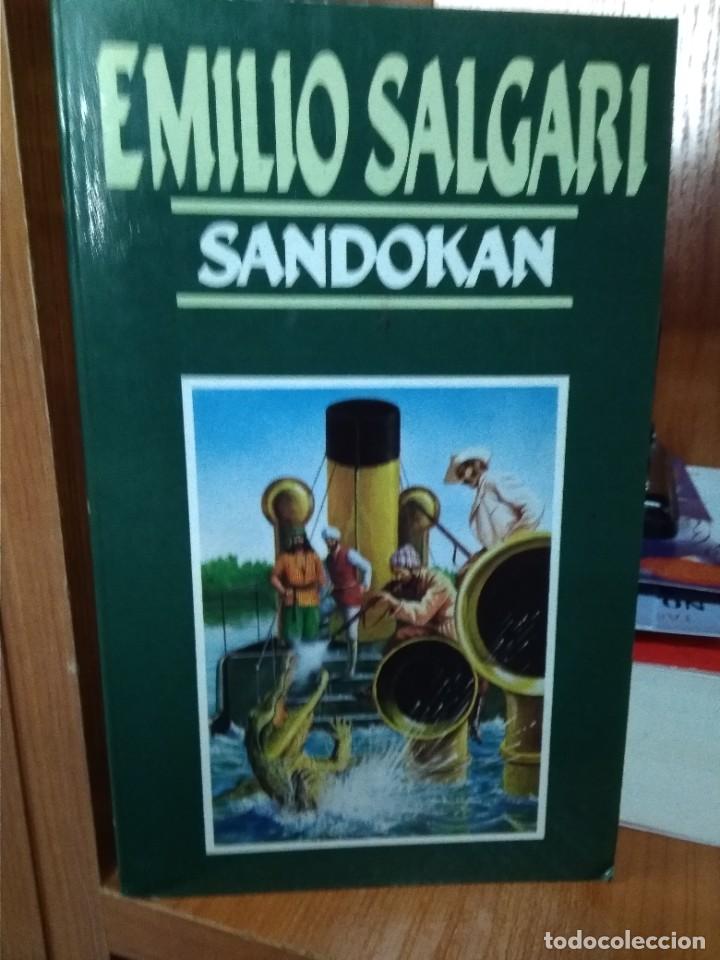 Libros de segunda mano: Sandokan, Emilio Salgari, ediciones Orbis 1987 - Foto 1