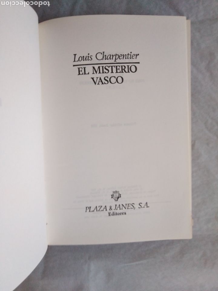 Libros de segunda mano: El misterio Vasco / Louis Charpentier - Foto 4