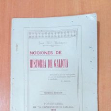 Libros de segunda mano: NOCIONES DE HISTORIA DE GALICIA. JOSÉ MARÍA RODRÍGUEZ. 1º EDICIÓN 1916. RARO. Lote 222886615