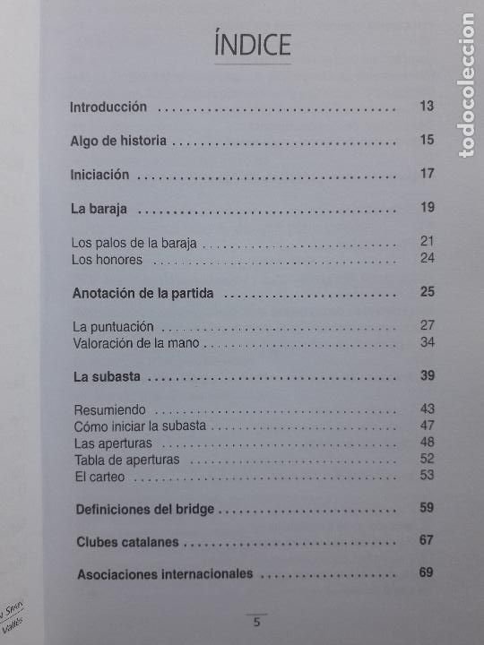 Libros de segunda mano: Iniciaci&oacute;n al Bridge. Lorenzo Ponce Sala. - Foto 3