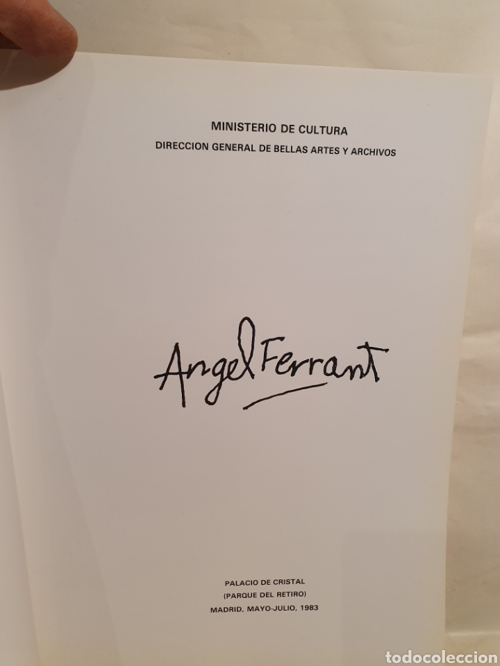 Libros de segunda mano: ANGEL FERRANT. PALACIO DE CRISTAL. MADRID 1983. - Foto 4