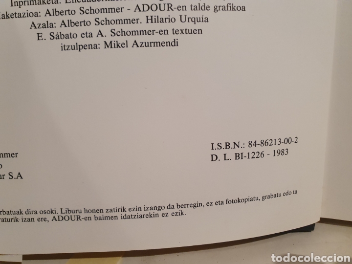 Libros de segunda mano: ZERO HUTS. ALBERTO SCHOMMER, ERNESTO SABATO. 1983. - Foto 3