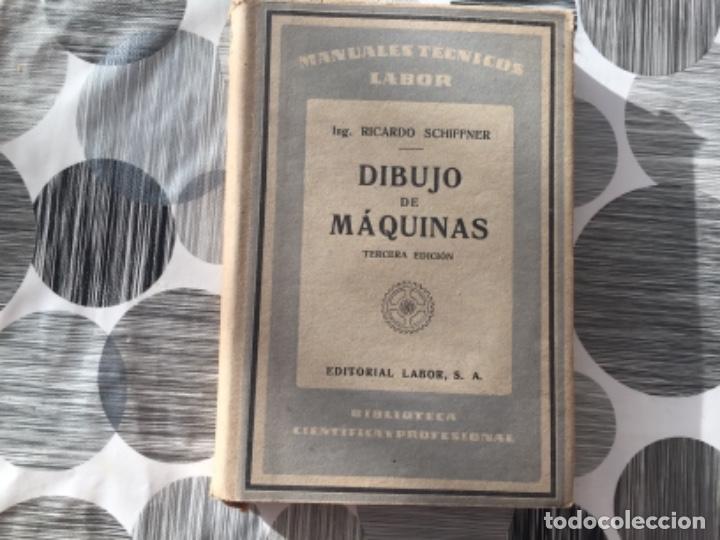 Libros de segunda mano: Dibujo de m&aacute;quinas. Ricardo Schiffner - Foto 1