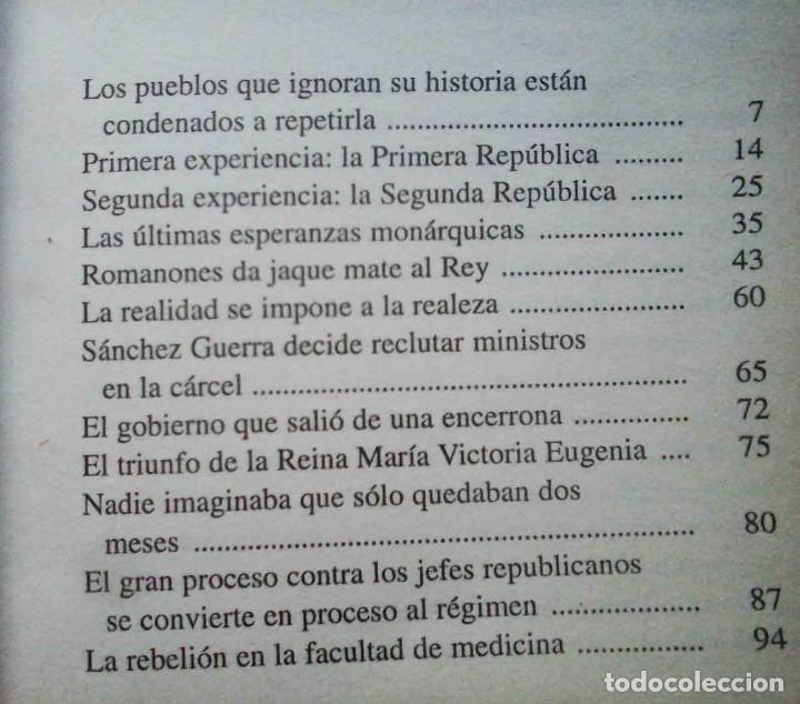 Libros de segunda mano: Monarqu&iacute;a y Rep&uacute;blica: Jaque al Rey. ARC Editores. - Foto 4