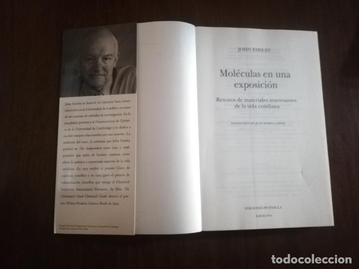 Libros de segunda mano: MOLECULAS EN UNA EXPOSICION. MATERIALES INTERESANTES DE LA VIDA COTIDIANA. JOHN EMSLEY. 1998. - Foto 2