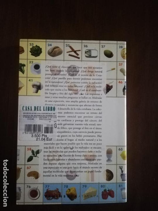 Libros de segunda mano: MOLECULAS EN UNA EXPOSICION. MATERIALES INTERESANTES DE LA VIDA COTIDIANA. JOHN EMSLEY. 1998. - Foto 3