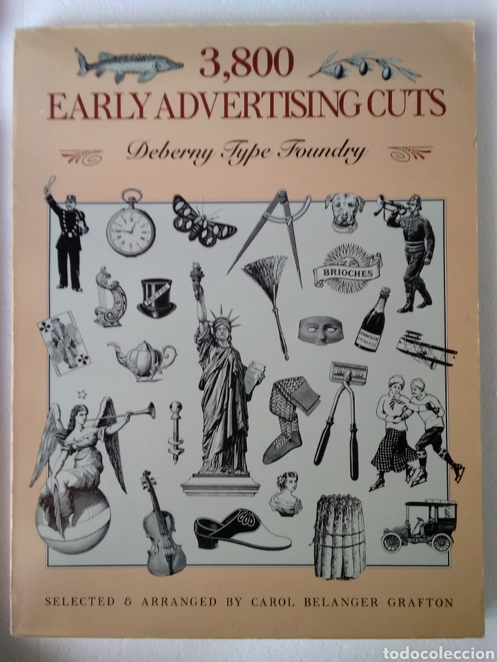 Libri di seconda mano: 3800 EARLY ADVERTISING CUTS