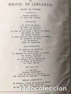 Libros de segunda mano: OBRAS COMPLETS, MIGUEL DE CERVANTES SAAVEDRA - Foto 3
