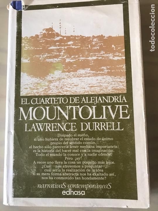 Libros de segunda mano: El cuarteto de Alejandr&iacute;a Mountolive / Lawrence Durrell - Foto 1