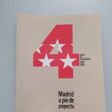 Libros de segunda mano: MADRID A PIE DE PROYECTO