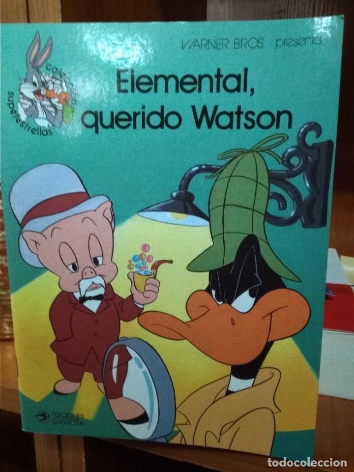 Libros de segunda mano: Elemental querido Watson, Looney Tunes, ediciones Gaviota 1989 - Foto 1