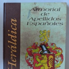 Libros de segunda mano: HERALDICA - ARMORIAL DE APELLIDOS ESPAÑOLES - JACQUESA.SCHNIEPER CAMPOS - FELIX ROSADO MARTIN. Lote 223336112