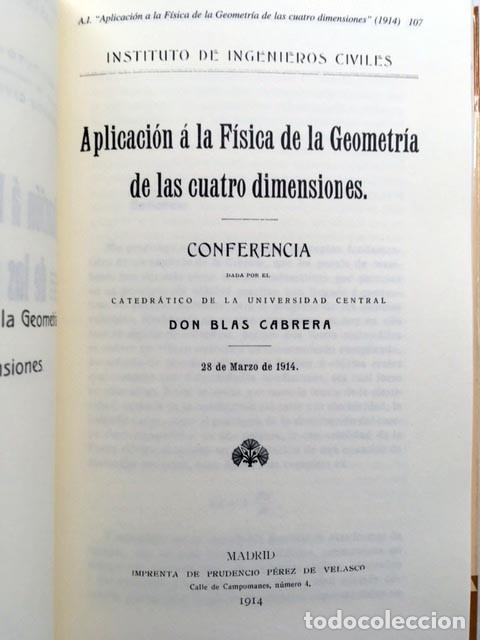 Libros de segunda mano: Blas Cabrera ante Einstein y la relatividad (Con 8 art&iacute;culos de Blas Cabrera) - Foto 2