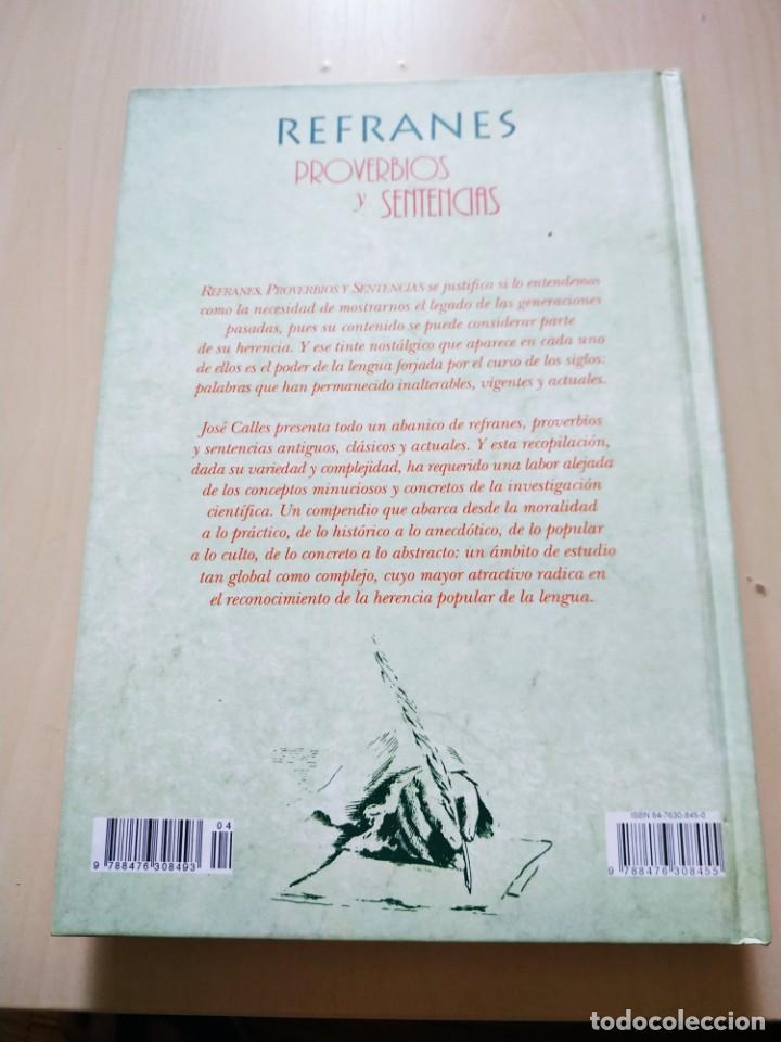 Libros de segunda mano: Refranes Proverbios y Sentencias - Jos&eacute; Calles Vales. Libsa - Foto 2