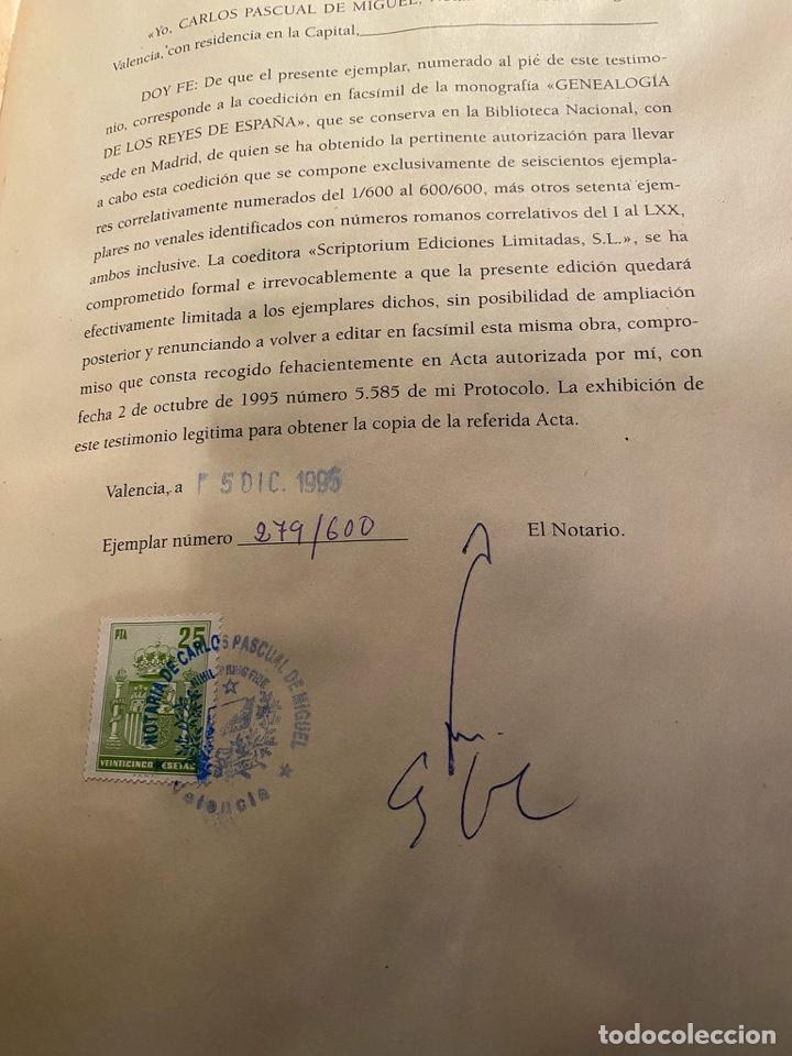 Libros de segunda mano: Genealogie Regum Hispanie - Foto 3