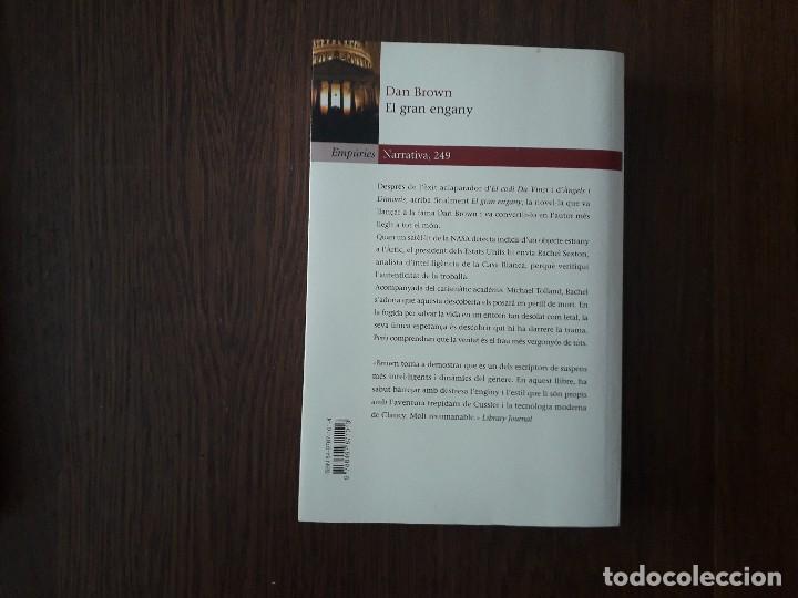 Libros de segunda mano: libro usado, El gran egany, Dan Brown. Emp&uacute;ries narrativa. - Foto 2