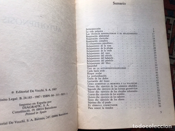 Libros de segunda mano: Autohipnosis. Valerio Sanfo - Foto 3