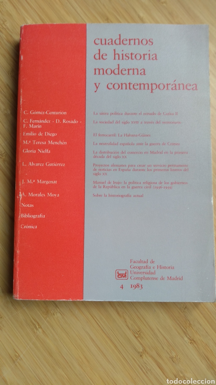Cuadernos de historia moderna y contempor&aacute;nea - VVAA