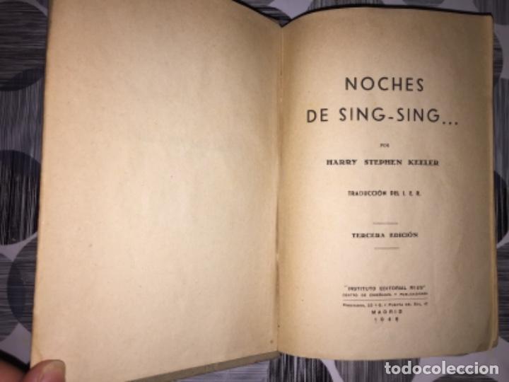 Libros de segunda mano: Noches de sing-sing. Harry Stephen Keeler - Foto 2